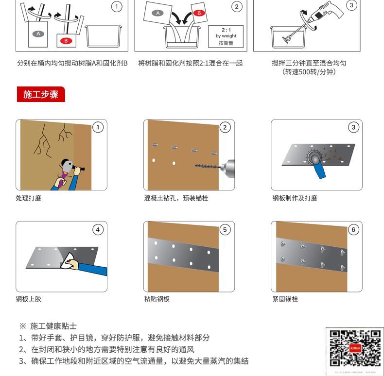 包钢细河粘钢加固施工过程